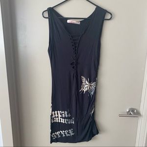 Anthropology Anama Black Tank Dress Size L